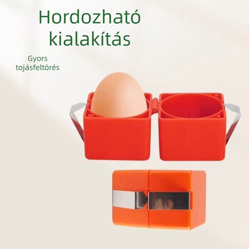 Hordozható tojásnyitó és törő, kézi tojáshaboló, konyhai eszköz