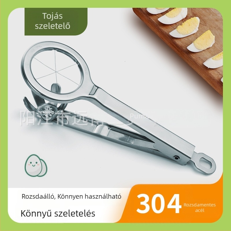 304 rozsdamentes acél tojásvágó Century eggs félbevágásához