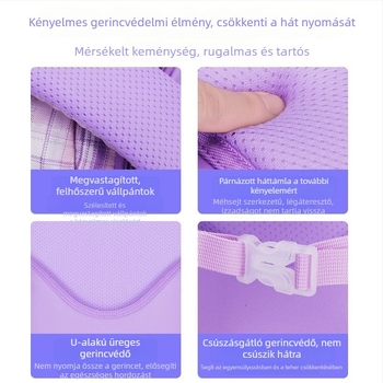 Animációs mintázatú lányos gyerek hátizsák 1–6 éveseknek, nejlon, poliészter bélés, állatmotívum, légpárnás vállpántok