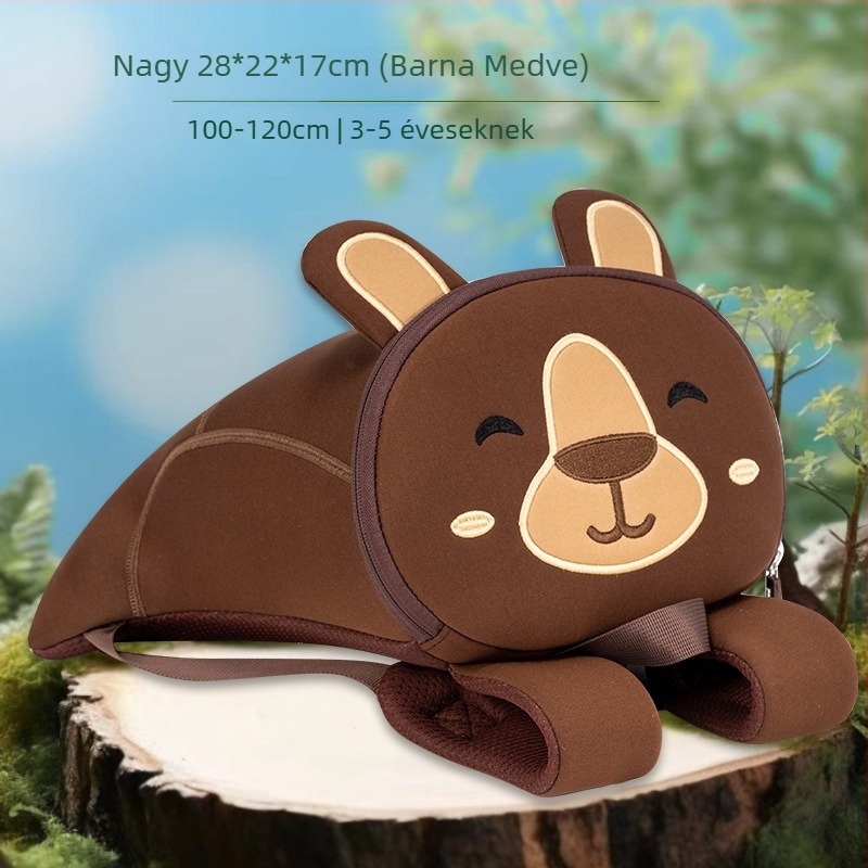 Sesame Baby Gyerek hátizsák biztonsági pórázzal, rajzolt minta, óvodába, uniszex, 0–3 éves