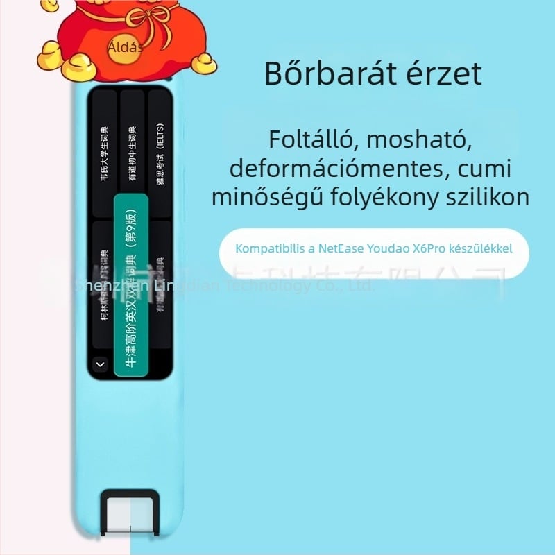 Szilikon védőtok NetEase Youdao Szótár Toll S6/X6pro – rajzfilm stílus, puha burkolat, ütésálló, nyomfogó-mentes, színek: rózsaszín, sárga, kék, egyéb