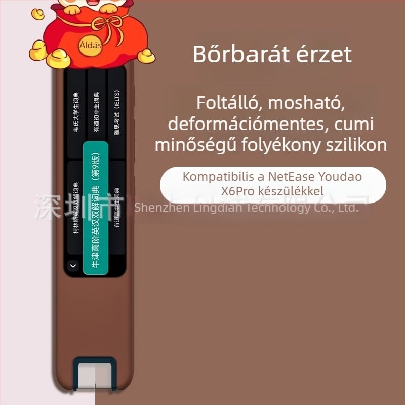 Szilikon védőtok NetEase Youdao Szótár Toll S6/X6pro – rajzfilm stílus, puha burkolat, ütésálló, nyomfogó-mentes, színek: rózsaszín, sárga, kék, egyéb