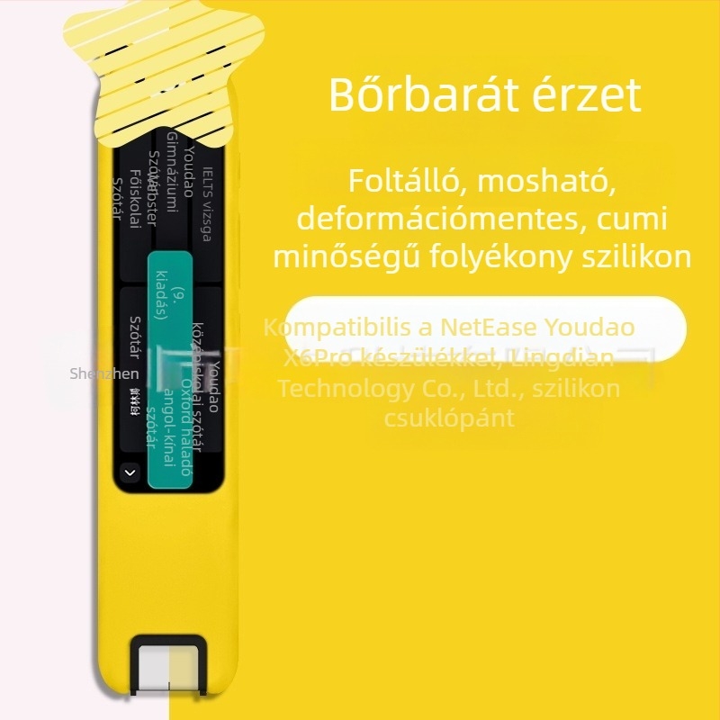 Szilikon védőtok NetEase Youdao Szótár Toll S6/X6pro – rajzfilm stílus, puha burkolat, ütésálló, nyomfogó-mentes, színek: rózsaszín, sárga, kék, egyéb
