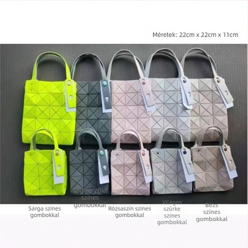 Japán új geometriai rombus mintázatú mini váll- és kézitáska nőknek