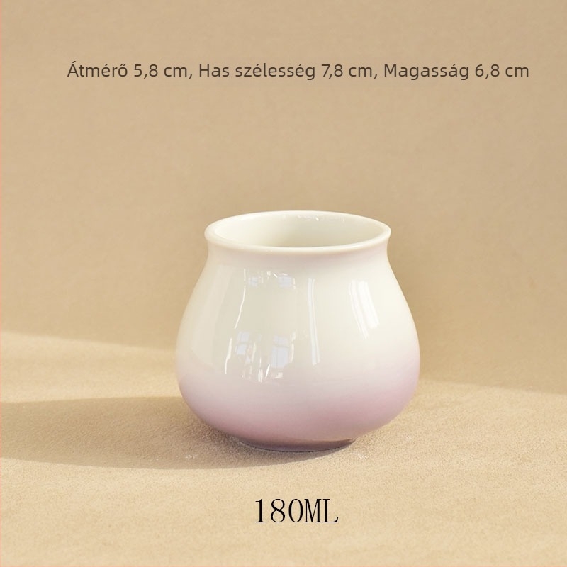 Gradiens kerámia kávéscsésze készlet glazúrral, pour-over kóstoláshoz és aromák élvezetére