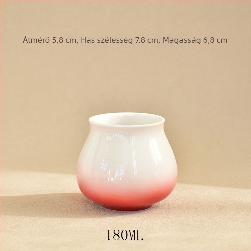 Gradiens kerámia kávéscsésze készlet glazúrral, pour-over kóstoláshoz és aromák élvezetére