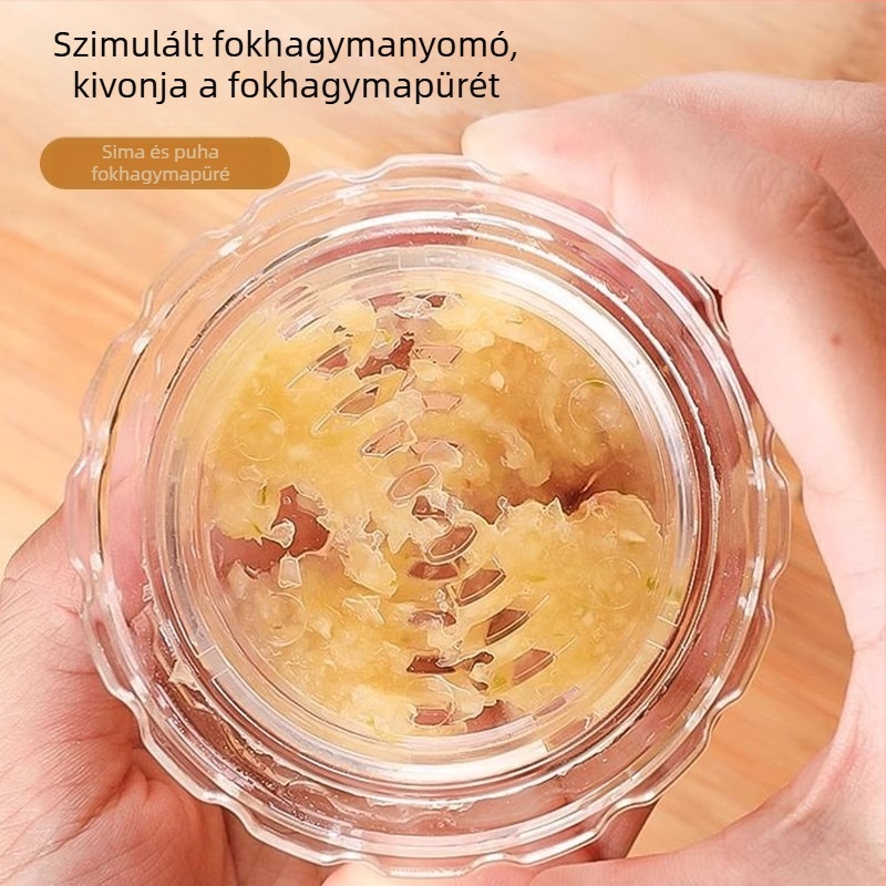 Fokhagyma prés, törő és szeletelő - konyhai eszközök fokhagymához