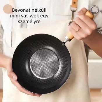Mini vas tejfőző vasból, japán stílusú, tapadásmentes, 20/24/28 cm, indukciós és gáztűzhelyhez