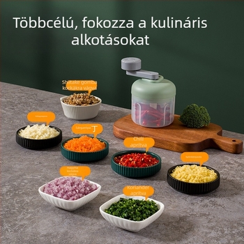 Kézi fokhagyma nyomó és törő, multifunkcionális konyhai eszköz