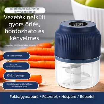 Elektromos fokhagyma prés és daráló háztartási használatra