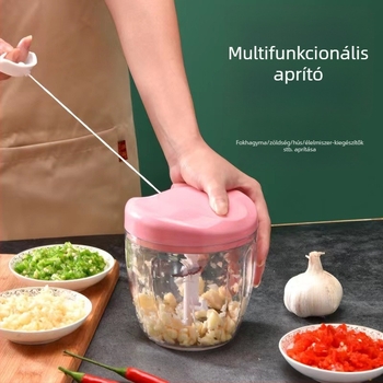 Fokhagyma prés és mini zúzó – Multifunkcionális konyhai eszköz fokhagyma hámozásához és aprításához, OEM testreszabás
