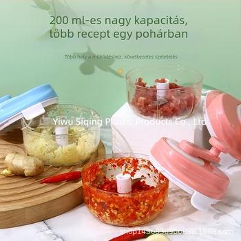 Kézi fokhagyma prés és hámozó — mini multifunkcionális konyhai eszköz