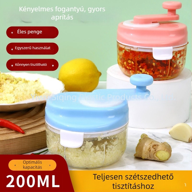 Kézi fokhagyma prés és hámozó — mini multifunkcionális konyhai eszköz