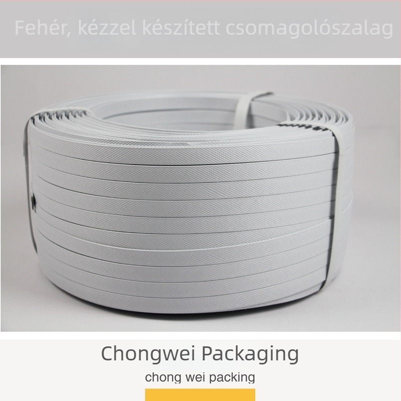 Kézzel készített PP csomagoló szalagok, prémium kartoncsomagoláshoz, 10 kg húzóerő
