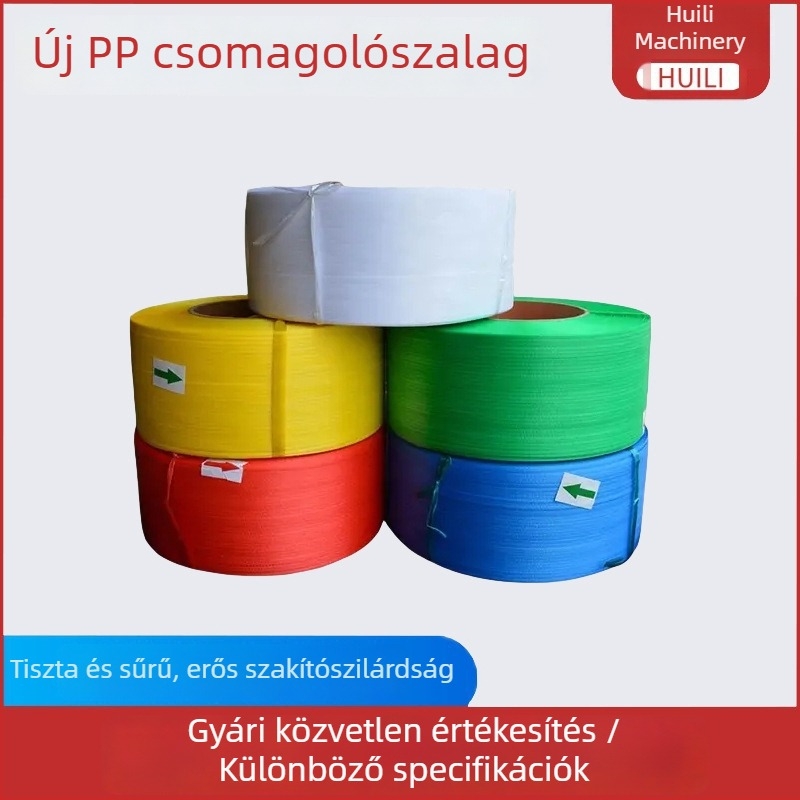 Kézi, több színű domborított PP műanyag heveder építőanyagok csomagolásához