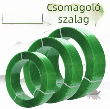PET kötözőszalag 1608, zöld, húzáserősség 1000 N
