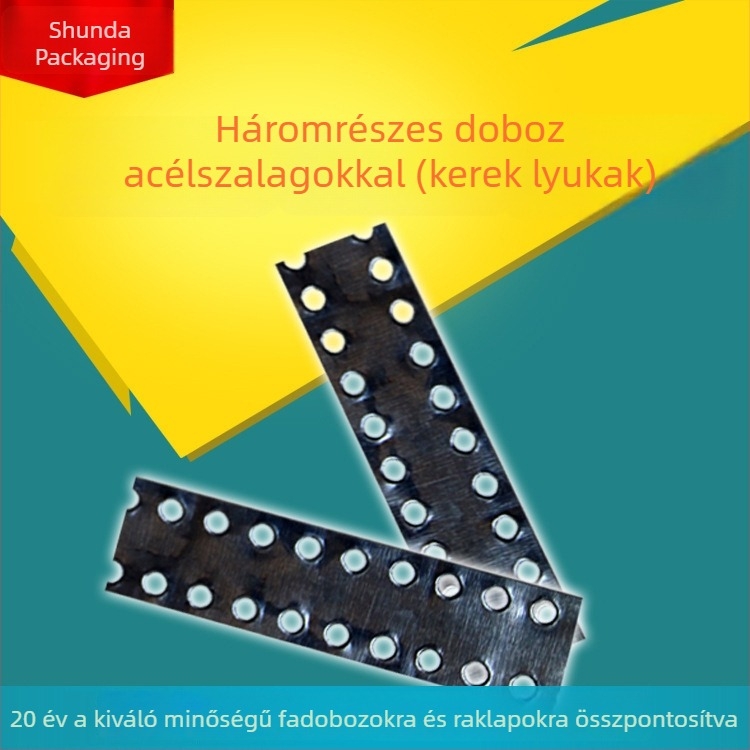 Galvanizált sarkvédő acélcsík rétegelt lemezből készült fa dobozok csomagolásához