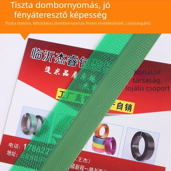 Áttetsző domborított PET csomagoló szalag csomagológépekhez