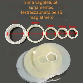 OPP Átlátszó ragasztómentes forróolvadó kötözőszalag teljesen automata csomagológépekhez