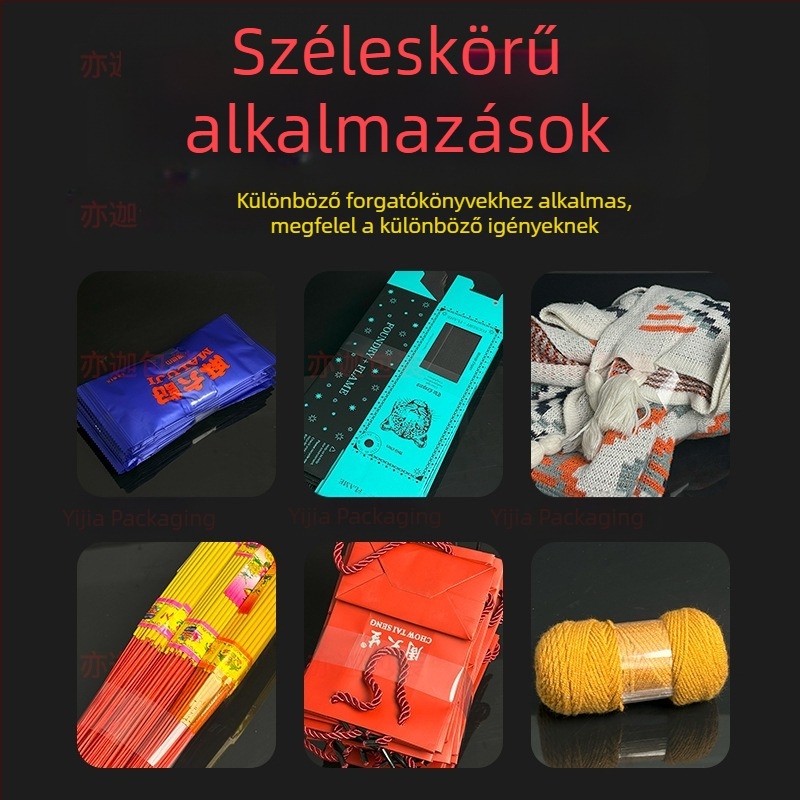 OPP Átlátszó ragasztómentes forróolvadó kötözőszalag teljesen automata csomagológépekhez