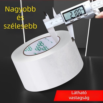 Átlátszó csomagoló ragasztószalag, nagy tekercs, szakadásálló, vastagított csomagoló szalag csomagoláshoz, 60 m hosszú, szélesség igény szerint.