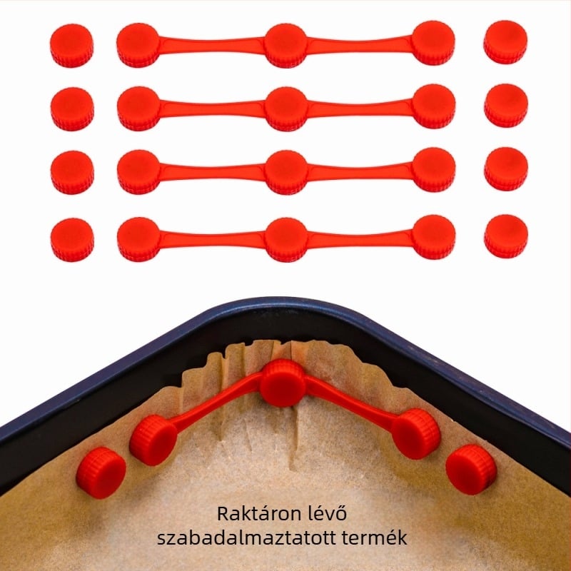 Szilikon mágneses csat levegősütőhöz, pergament alátéttel, magas hőállóságú