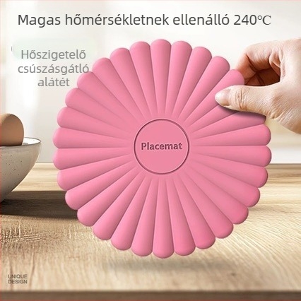 Prémium szilikon étkező alátét – hőálló alátét bögrékhez, tálakhoz és tányérokhoz, könnyed luxusérzet