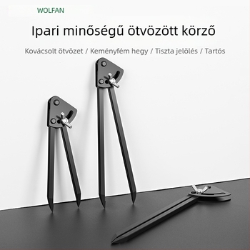 Ötvözetből készült ipari körzők és tervezési és jelölő eszközök ácsok számára