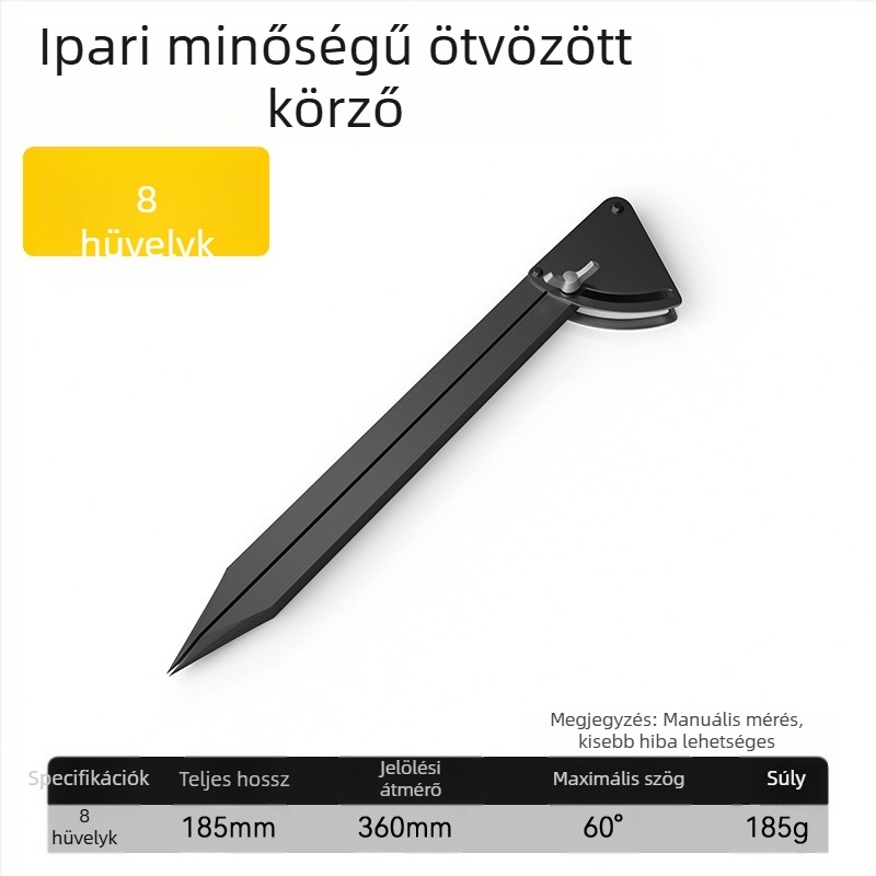 Ötvözetből készült ipari körzők és tervezési és jelölő eszközök ácsok számára