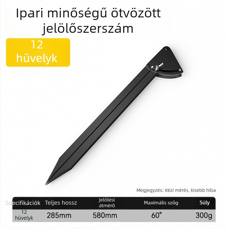 Ötvözetből készült ipari körzők és tervezési és jelölő eszközök ácsok számára