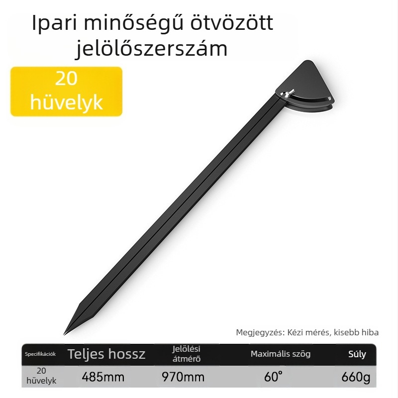 Ötvözetből készült ipari körzők és tervezési és jelölő eszközök ácsok számára