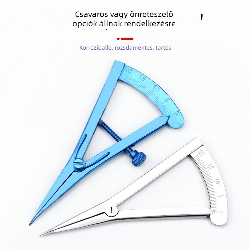 Kettős szemhéj mérőeszköz – szemhéj körző, oftalmológiai kozmetikai eszköz
