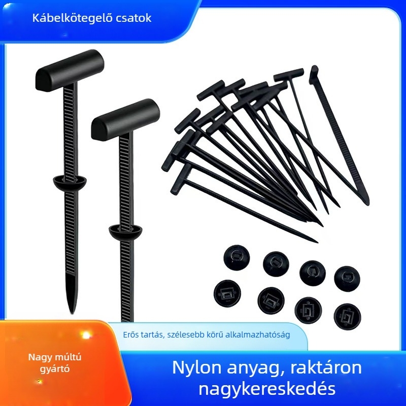 Hordozható, vastagított önzáró nylon kábelkötegelő csattal a csomagtartó sárvédőhöz