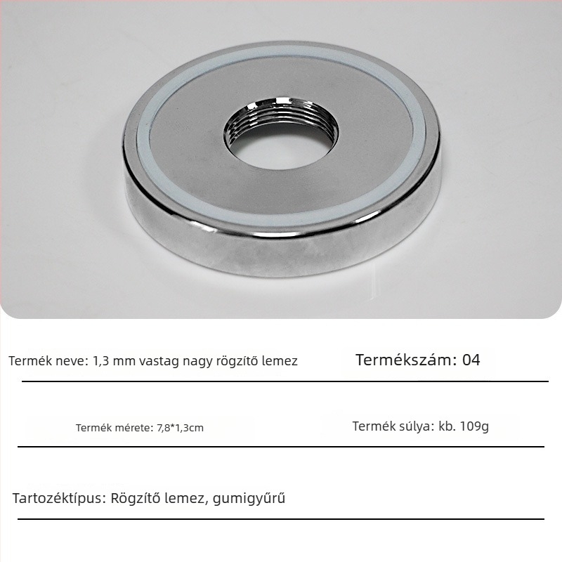 Galván bevonatú rögzítőlemez mixerhez, fém kiegészítők
