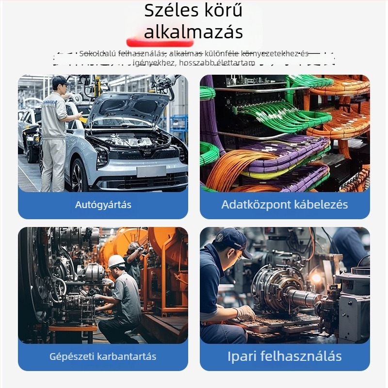 Zárható kábelkötezők nyílhegy fejjel, nylon kötözőszalagok, oldalsó szárnyas autóipari kötők