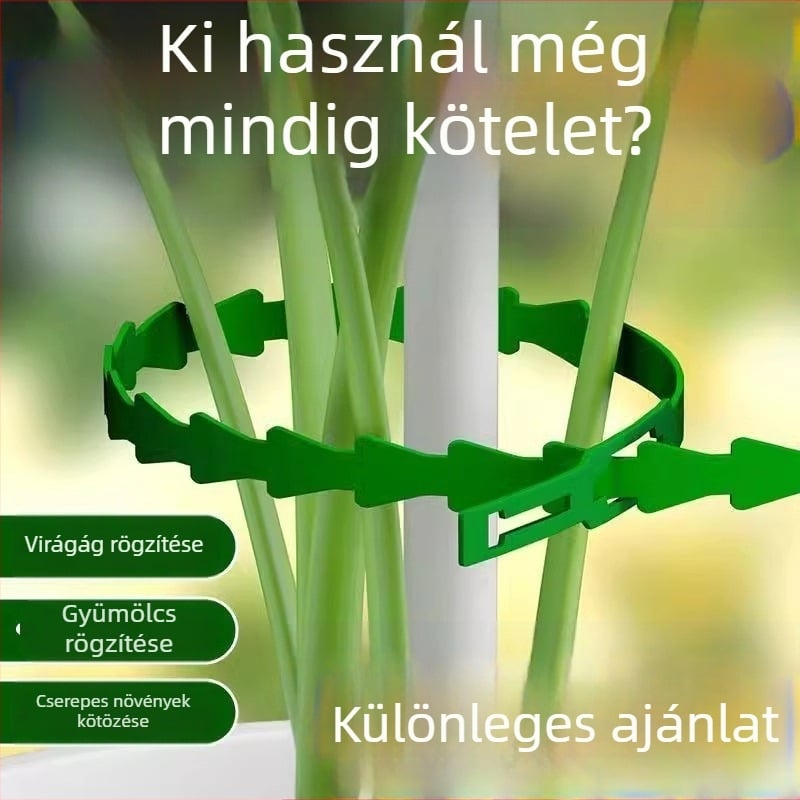 50 darab műanyag bevonat kertészeti kötöző zsinór, szőlőhöz és palántákhoz, halszálka kötöző szalag