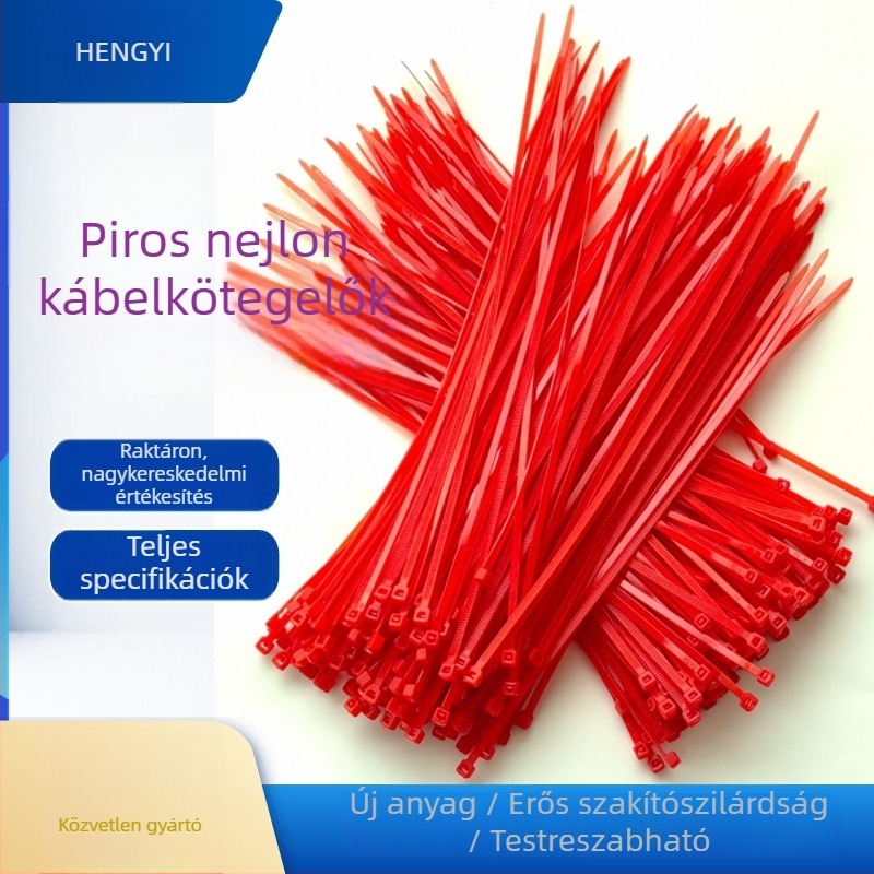 Nylon kábelkötegek, 100 darabos készlet, önzáró, 1,0 mm vastagság, kábelek rendszerezéséhez és kézműves projektekhez