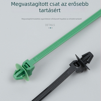 Nylon csap típusú autóipari kábelkötegek, önzáró, pozicionálásra és rögzítésre