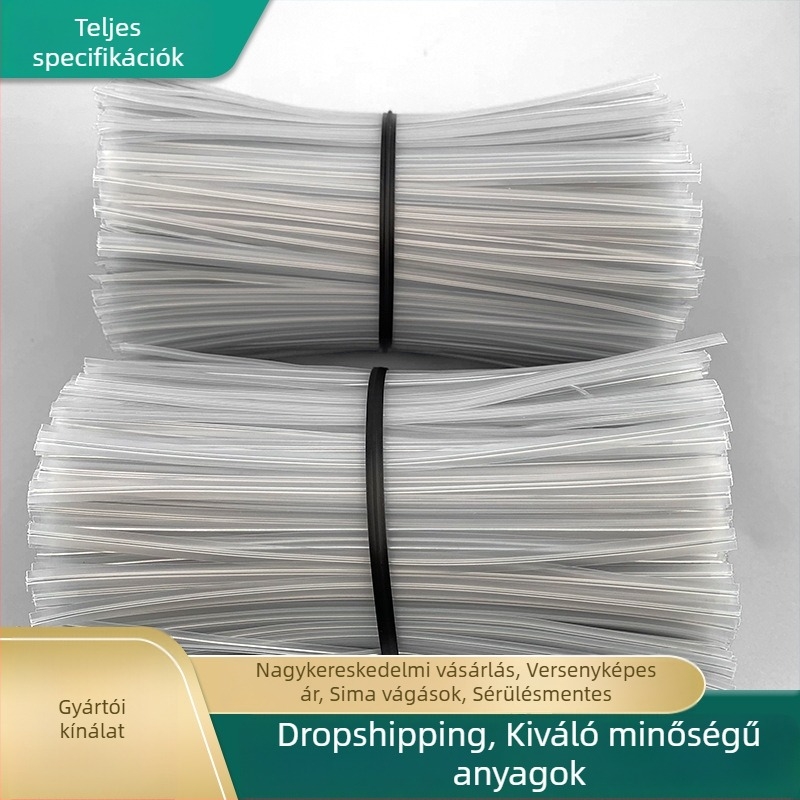 Átlátszó PE egyrészes kábelkötegelő, fém bevonatú huzal, egymagos orrnyeregrögzítő kötés