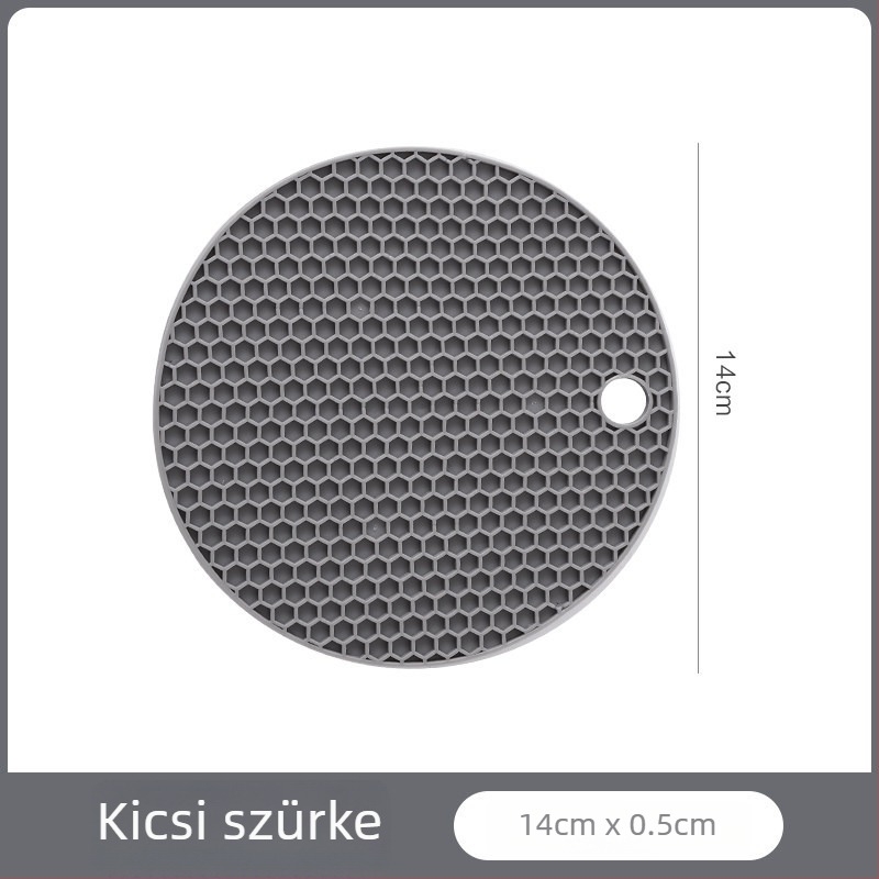 Szilikonból készült hőálló asztali alátét, kör alakú, nordikus stílusú, alátét fazékhoz, tálakhoz és bögréhez