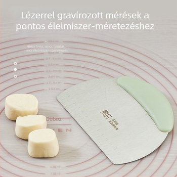 Liren QMD-1 Tésztavágó és Szilikon Konyhai Kaparó Sütéshez