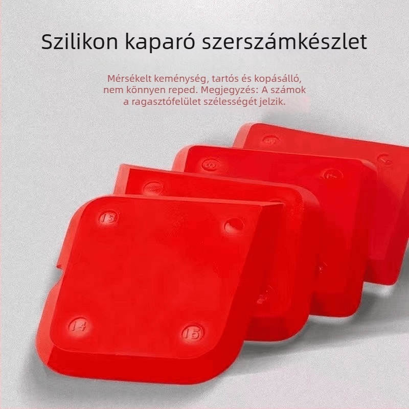 Négy darabos multifunkciós kaparó készlet ragasztóhoz és szilikonhoz