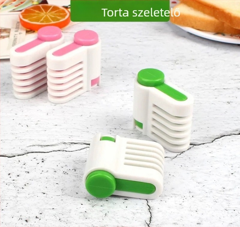 Rozsdamentes acél kenyérvágó kés recés éllel – kenyér és sütemények szeletelésére, otthoni sütőeszköz