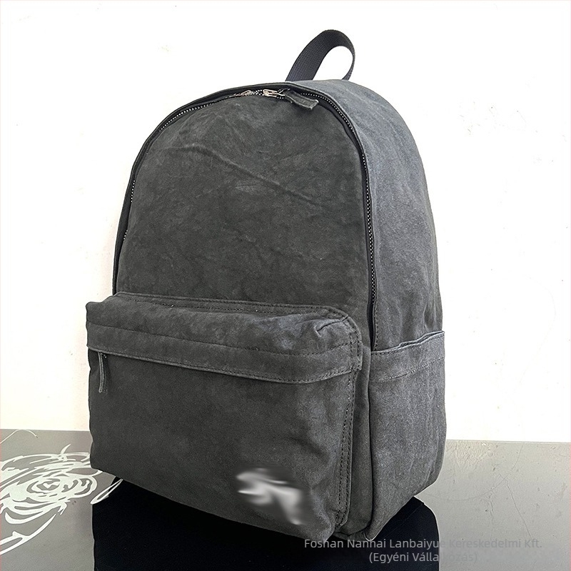 STS Stuxi hátizsák, uniszex, mosott vászon anyagból, street fashion stílus, 36–55 liter, 15 hüvelykes laptophoz, 2024 nyár.