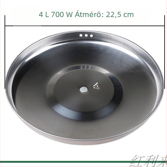 Rozsdamentes acél rizsfőző fedője 1,5L–6L, univerzális