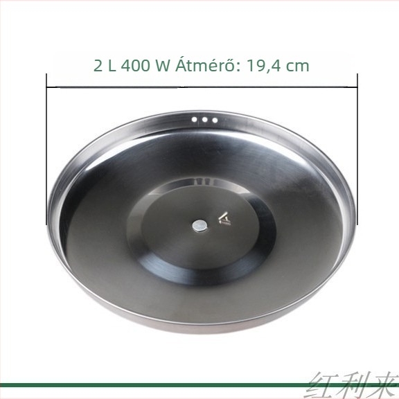 Rozsdamentes acél rizsfőző fedője 1,5L–6L, univerzális