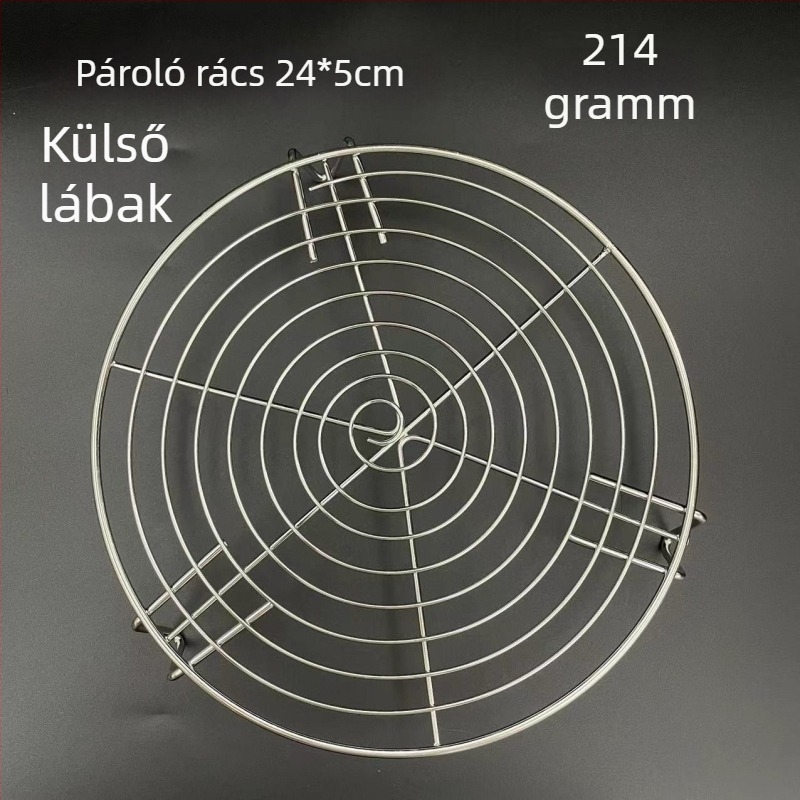 Rozsdamentes acélból készült háromszög alakú gőzölő rács, megerősített, multifunkciós használathoz rizsfőzőben