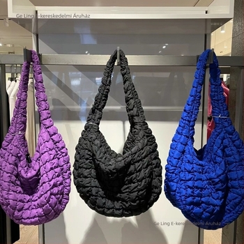 COS Cloud 2025 ősz-tél táska, nagy kapacitású Dumpling stílus, crossbody és tote