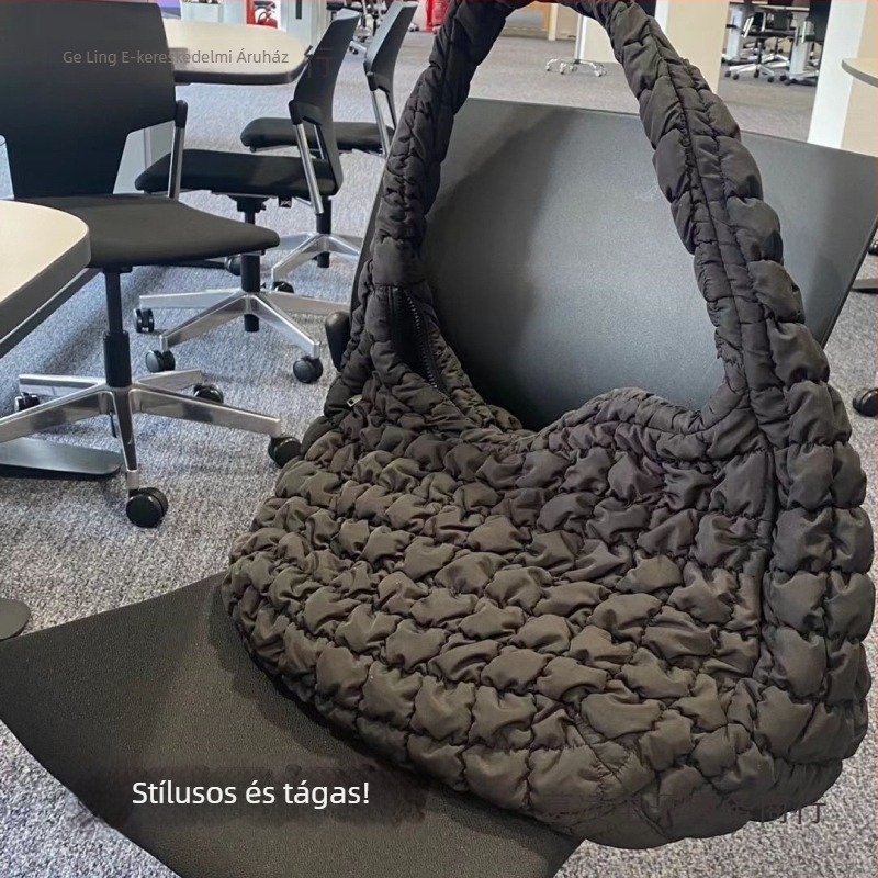 COS Cloud 2025 ősz-tél táska, nagy kapacitású Dumpling stílus, crossbody és tote