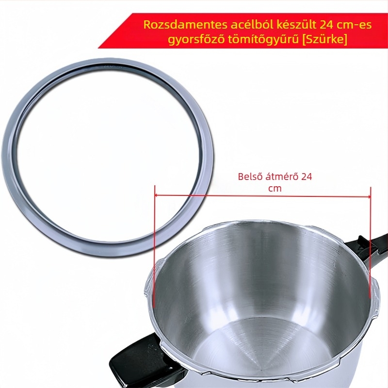 Shunfa szilikon tömítőgyűrű nyomásos fazékhoz, 16–28 cm